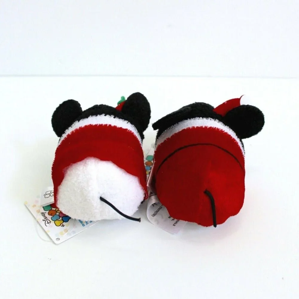 Disney Mini tsum tsum Holiday Mickey Mouse & Minnie Mouse Characters Plush 3.5